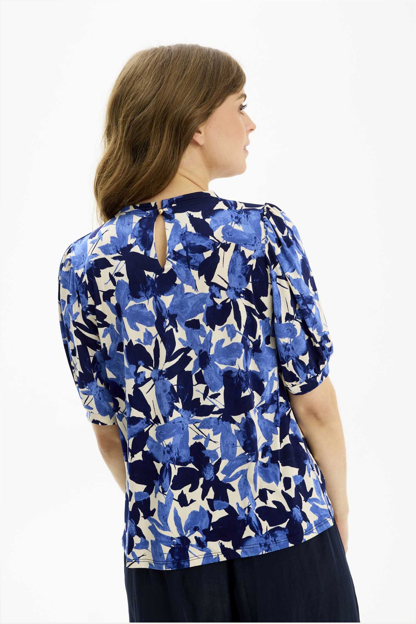 Grazia blouse 1/2 sleeves Blue