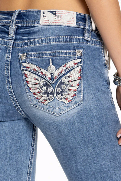 Rise Boot Denim light blue - M5082B Thumbnail