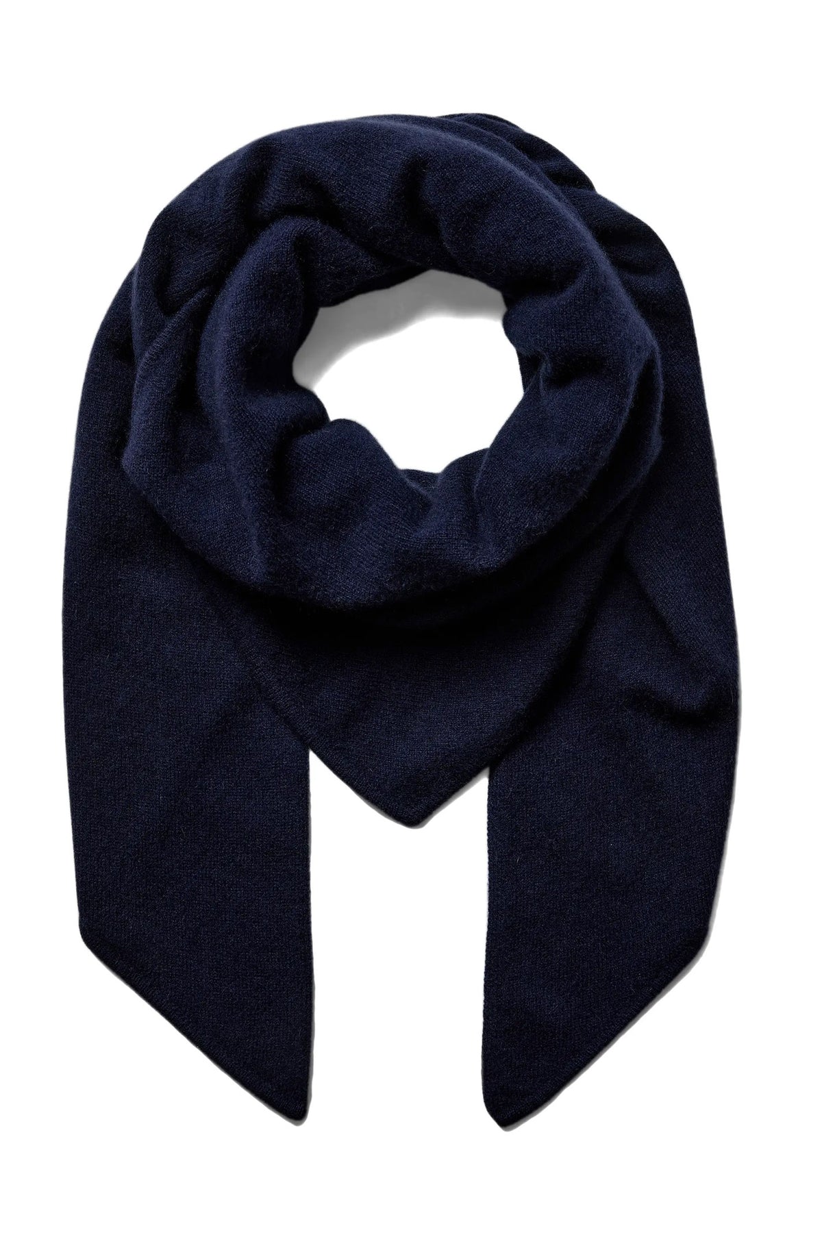 MMEnata Cashmere Knit Scarf Maritime Blue - 173150