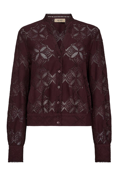 MMMonia Yen Lace Shirt FUDGE - 173470 Thumbnail