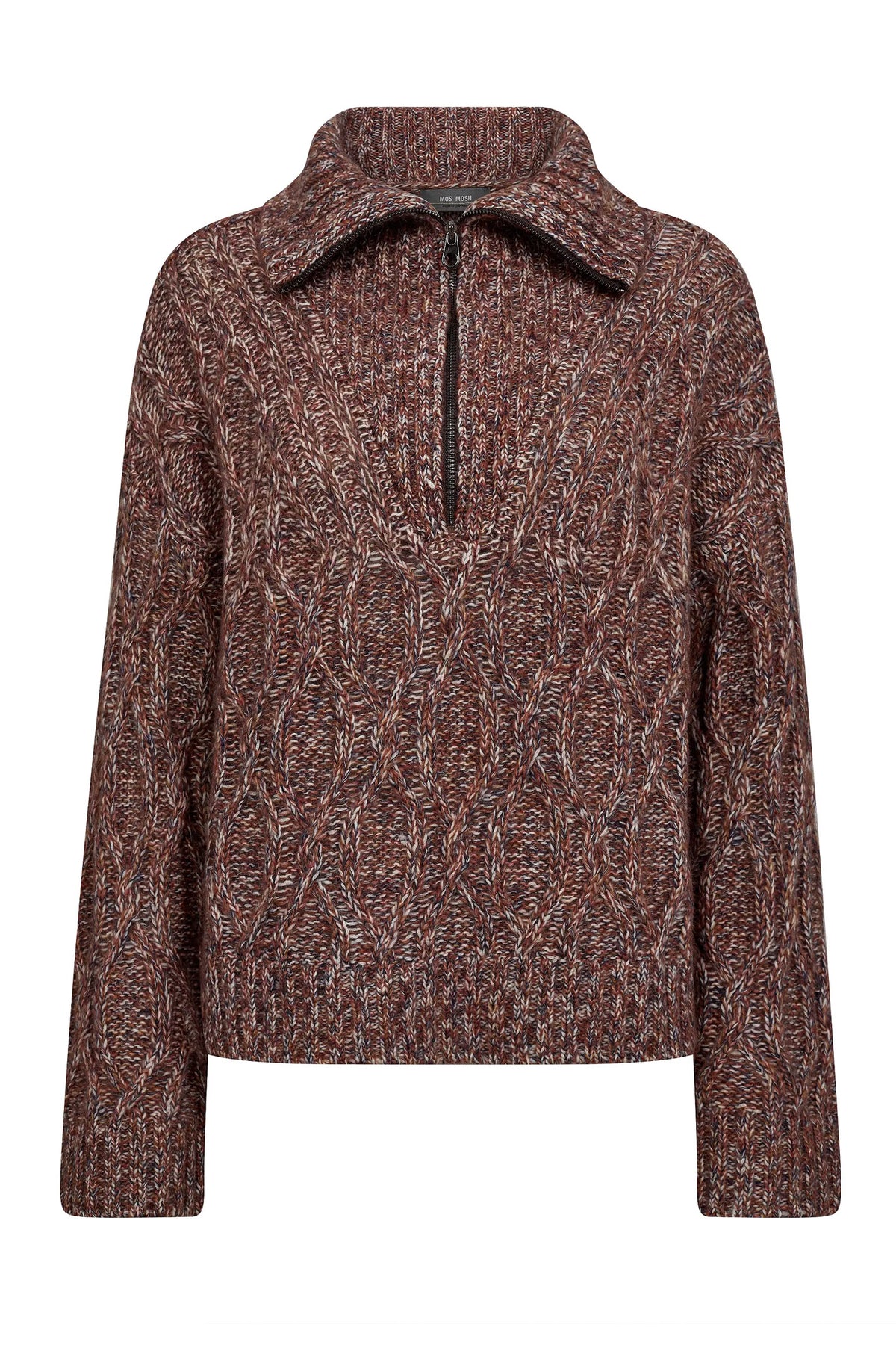 MMKelsey Highneck Knit FUDGE - 173590