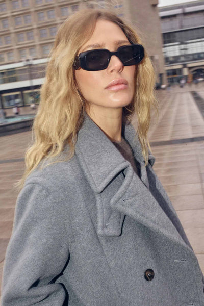 MMCharly Wool Jacket Mockingbird - 173950 Thumbnail