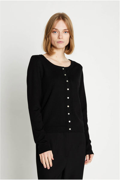 7493 Softy Heloise knit cardig 20 Black - RDF281 Thumbnail