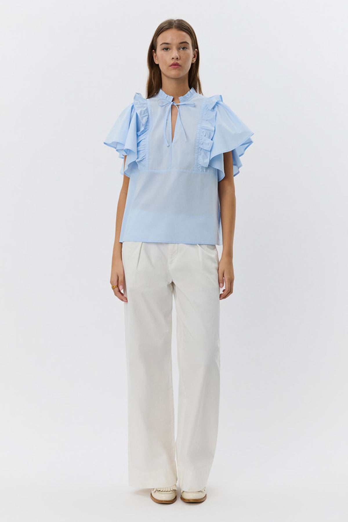 MERLYSW BLOUSE 5063 Light blue - S252119