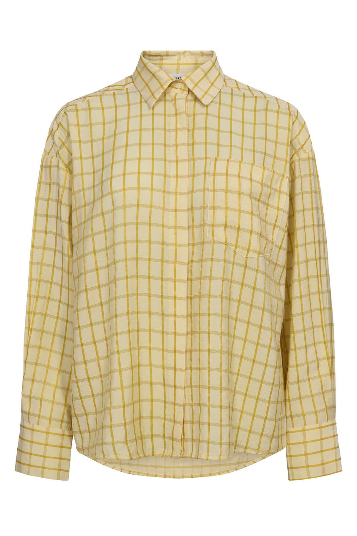 MangoCC Check Shirt 242-Past yello - 35938