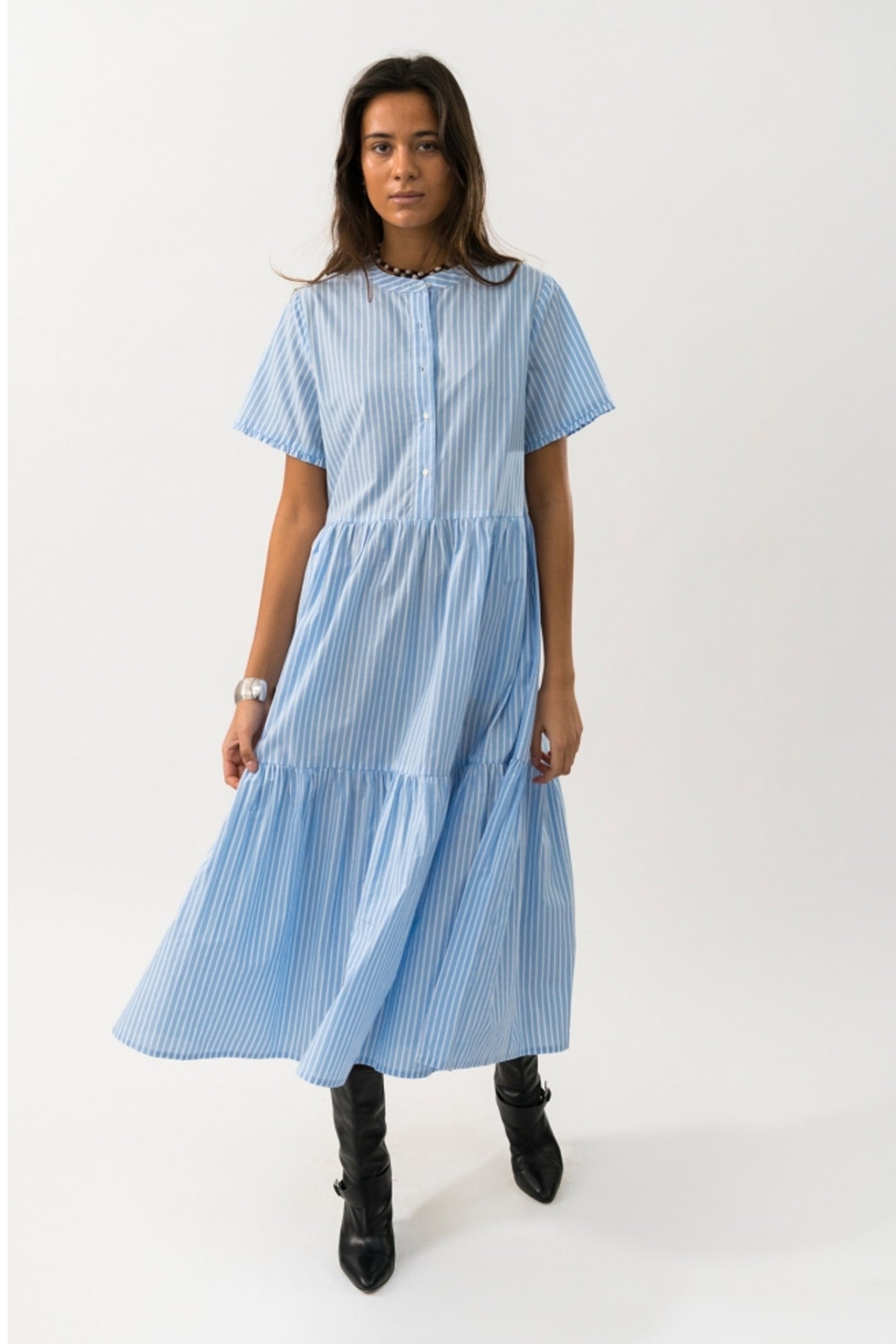 FieLL Midi Dress SS 80 Stripe