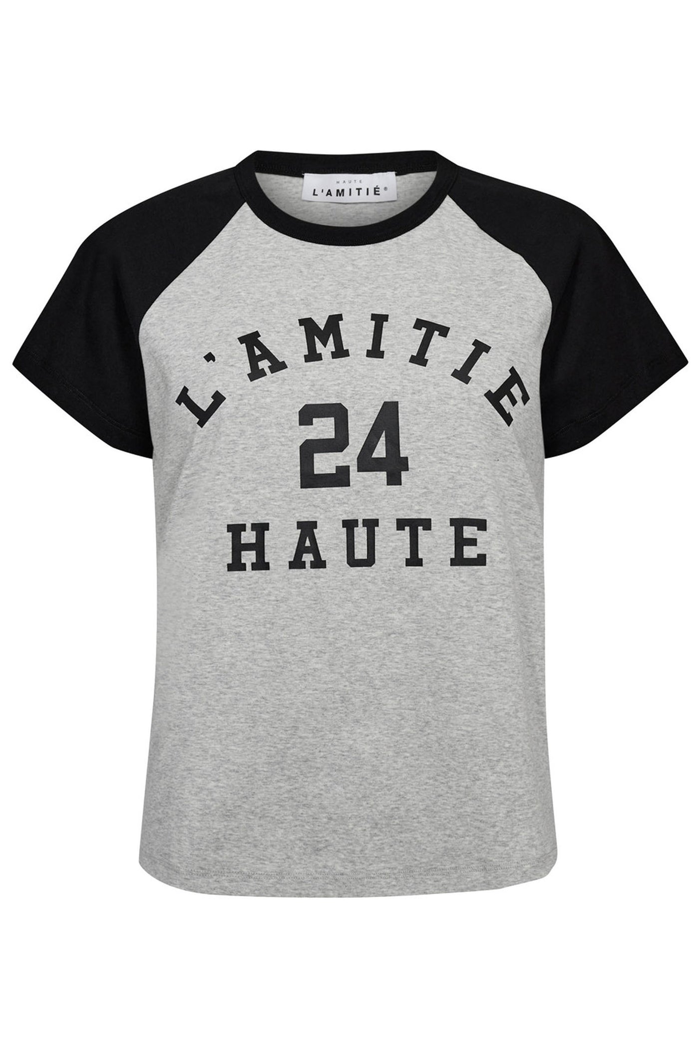 Neckline College Tee Light grey