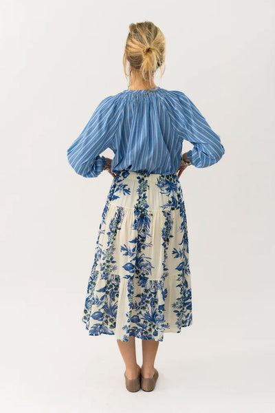 MorningLL Midi Skirt 20 Blue Thumbnail