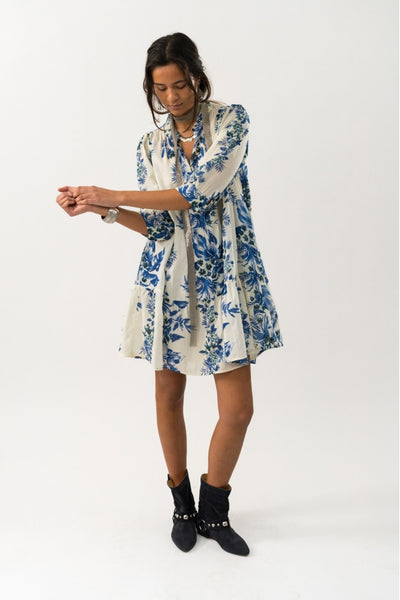 SabineLL Short Dress SS 20 Blue Thumbnail