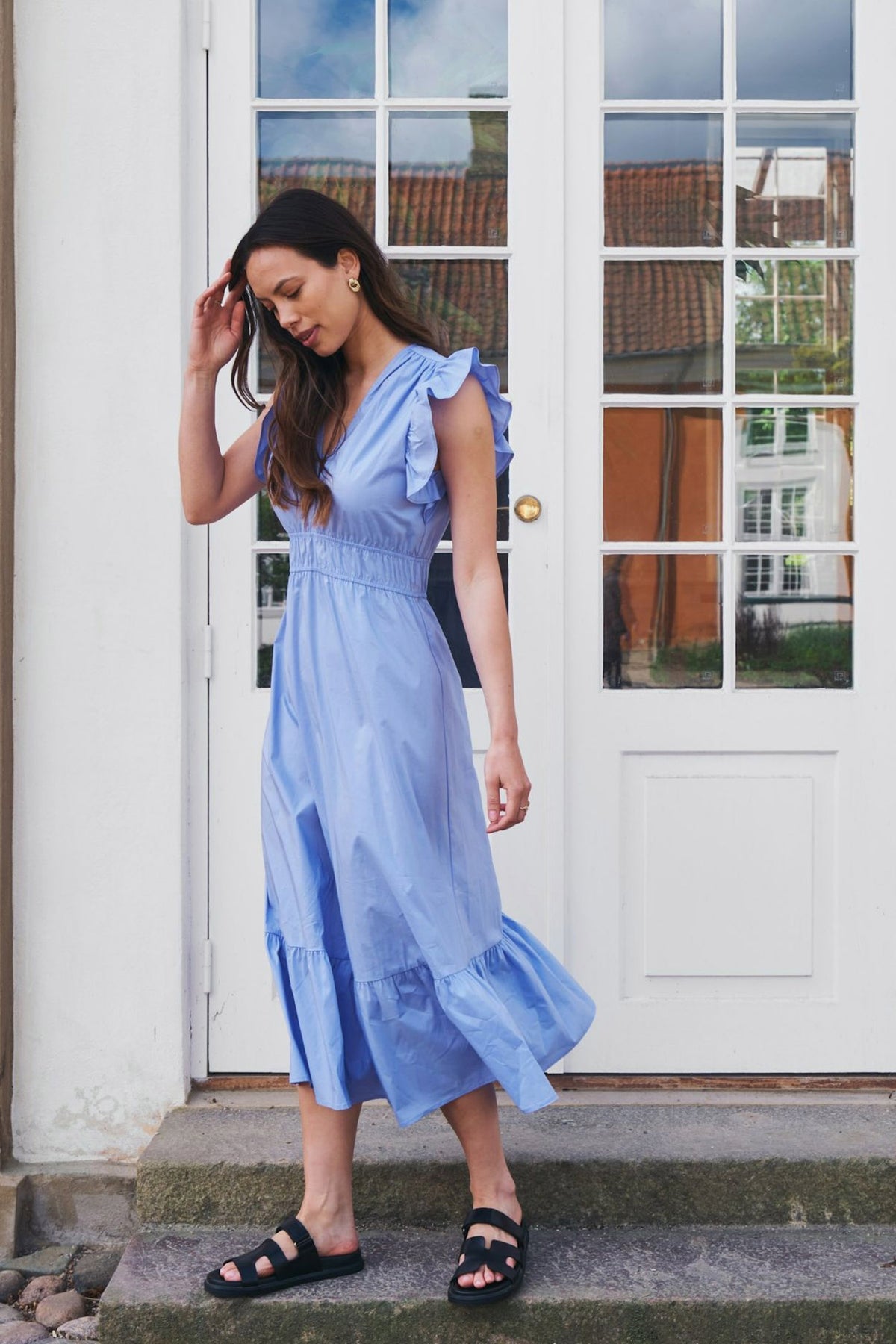 POLLANA POPLIN SKY BLUE