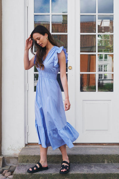 POLLANA POPLIN SKY BLUE Thumbnail