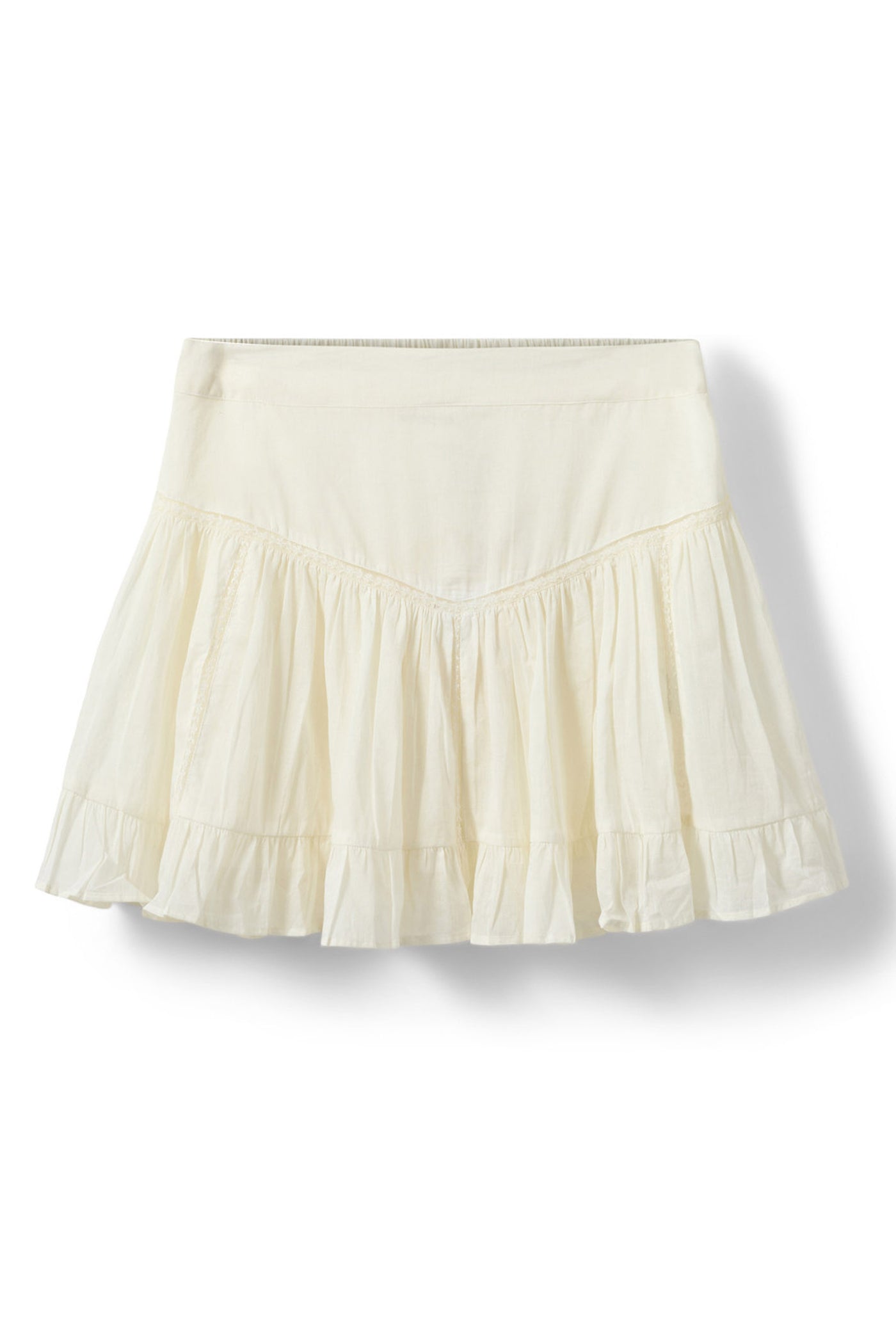 NATTISW SKIRT 0153 Cream - S252110