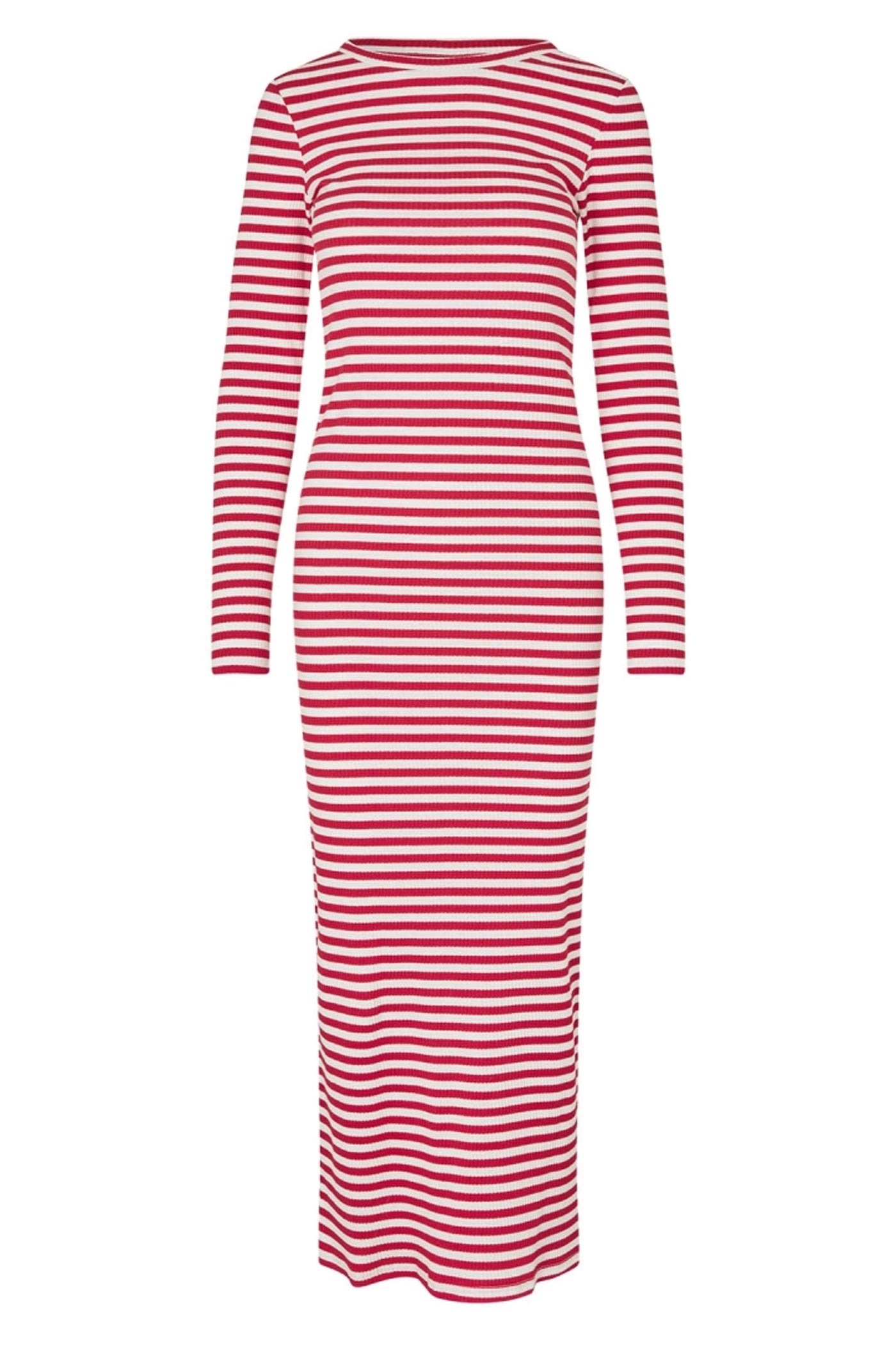ChristineLL Maxi Dress LS 30 Red - 90009-3003