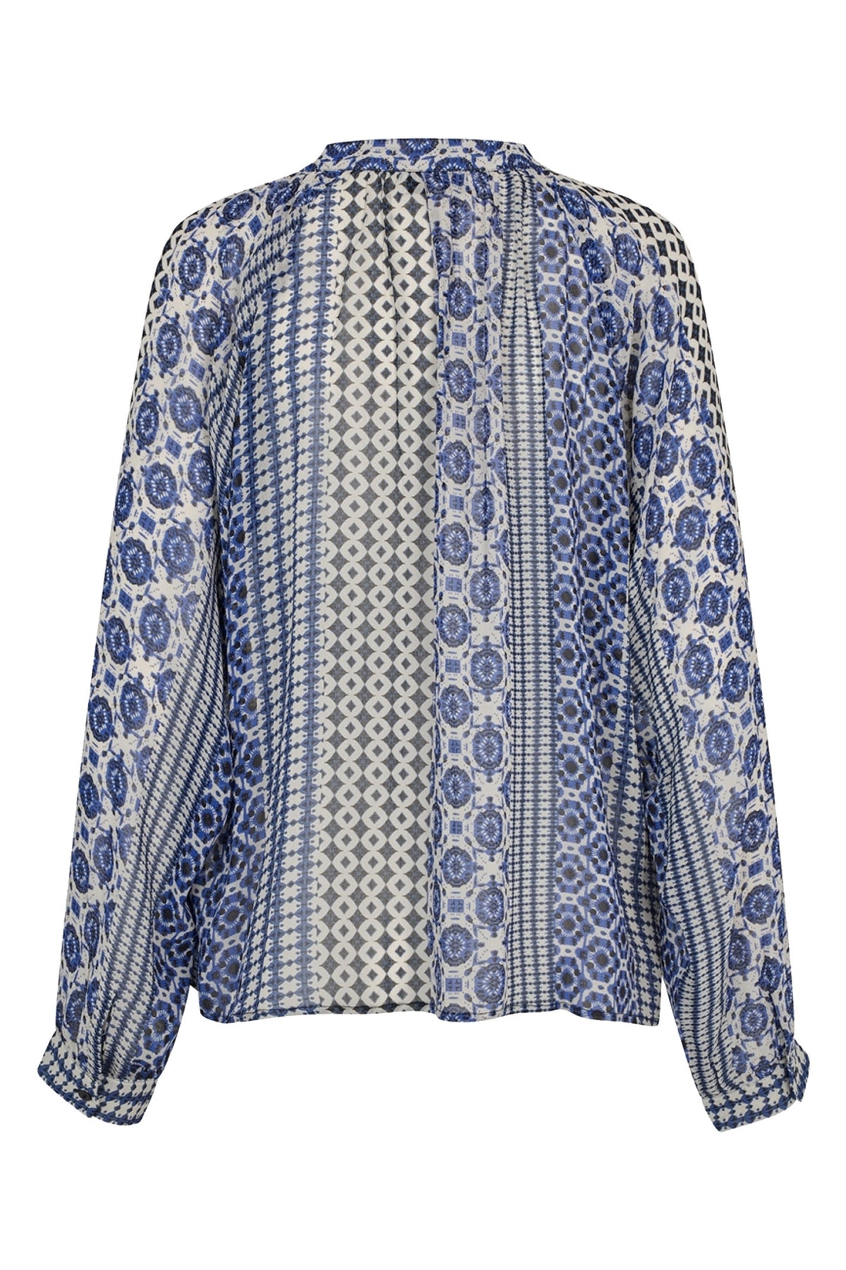 BiharLL Blouse LS 20 Blue - 25220-1015