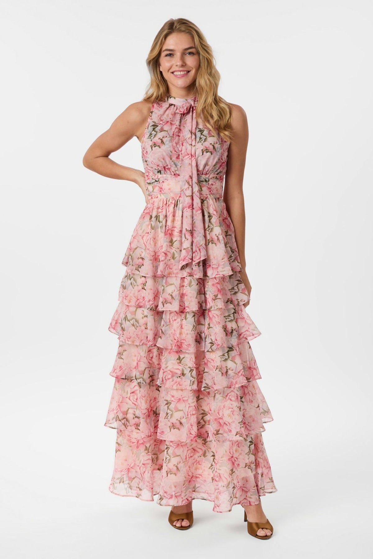 MARLI FLOWER CHIFFON Rose