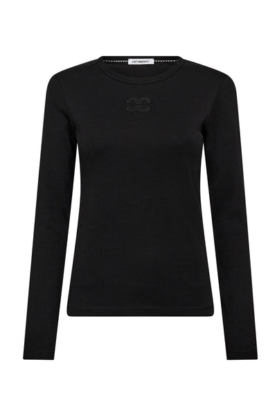 GrannyCC Embroidery LS Tee 96-Black - 33180 Thumbnail
