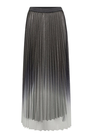 GlitterCC Plissé Skirt 930-Silver - 34211