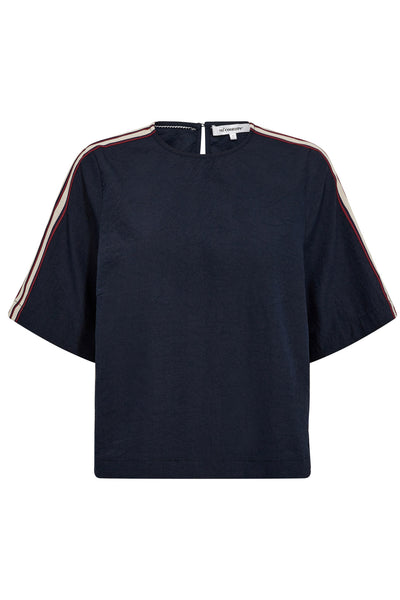 MingusCC Blouse 120-Navy - 35859 Thumbnail