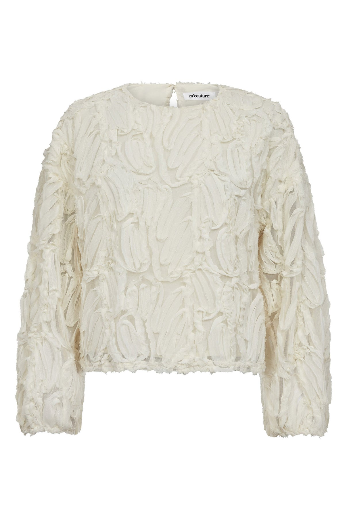 ShaniaCC Fluffy Blouse 11-Off white
