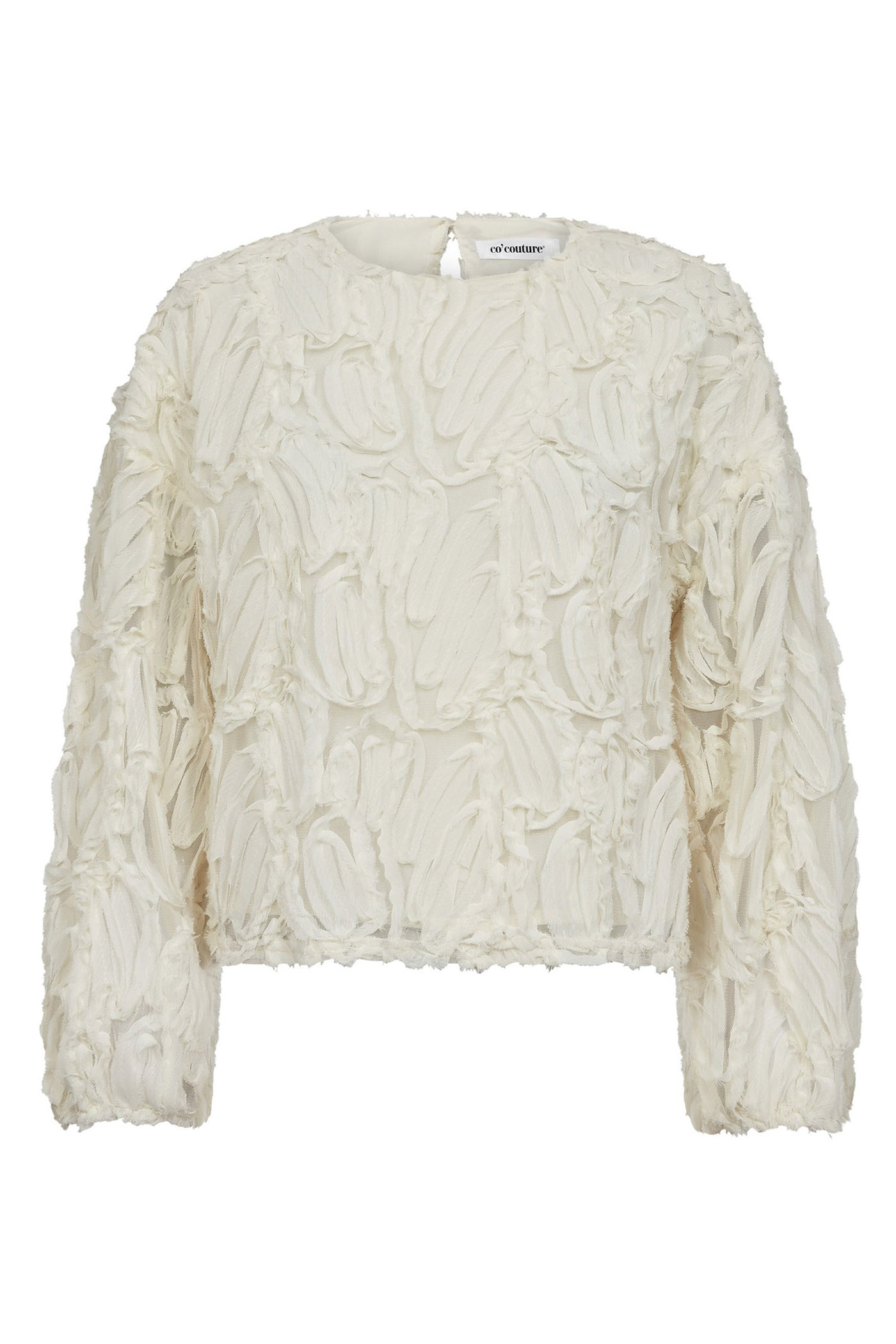 ShaniaCC Fluffy Blouse 11-Off white