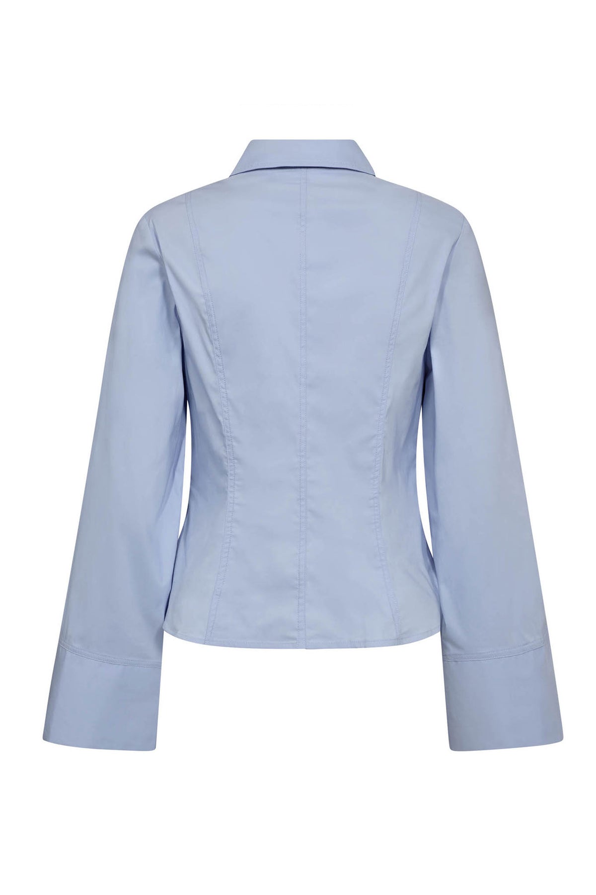 SannaCC Bell Sleeve Shirt 23-Pale Blue - 35903