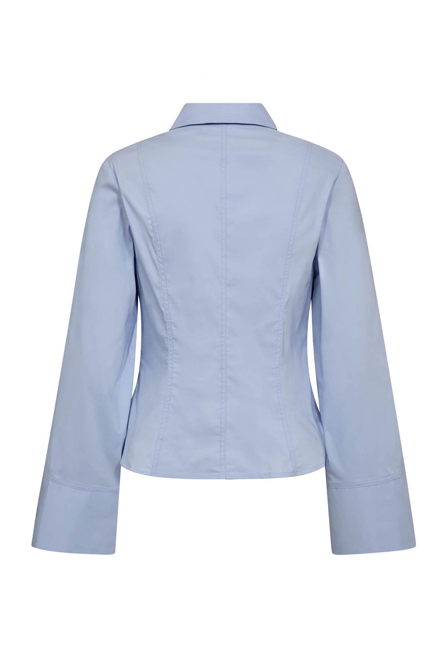 SannaCC Bell Sleeve Shirt 23-Pale Blue - 35903