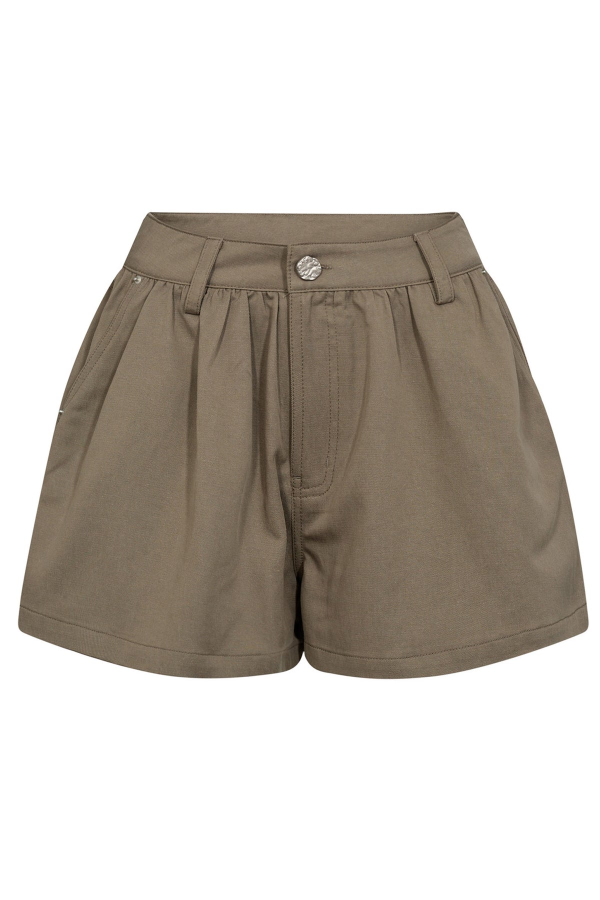 Daphne Crop Shorts KHAKI - HL10084