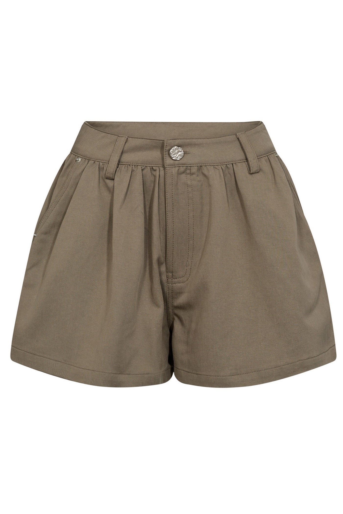 Daphne Crop Shorts KHAKI - HL10084
