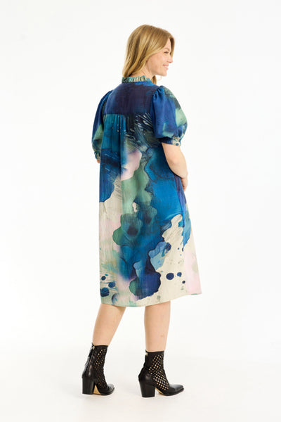 Gubbi dress Blue - 16725 Thumbnail