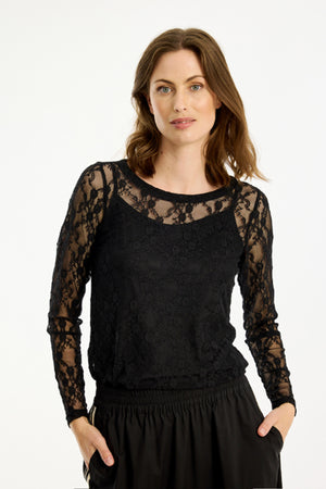 Kia t-shirt SORT - 16757