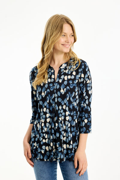 Maracol blouse 3/4 sleeves Blue - 16777 Thumbnail