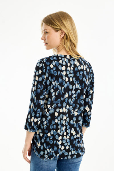 Maracol blouse 3/4 sleeves Blue - 16777 Thumbnail