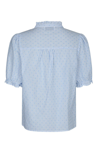 Odesa Dot Stripe Light Blue - 166039 Thumbnail