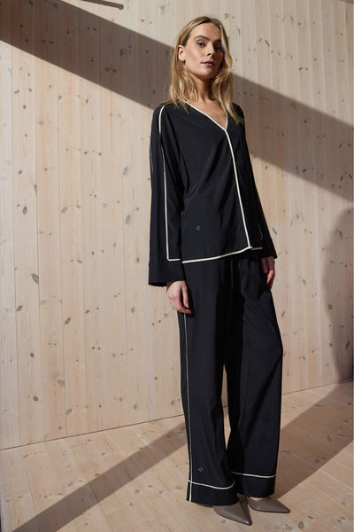 655HMMabia blouse 900 Black - HM1179 Thumbnail
