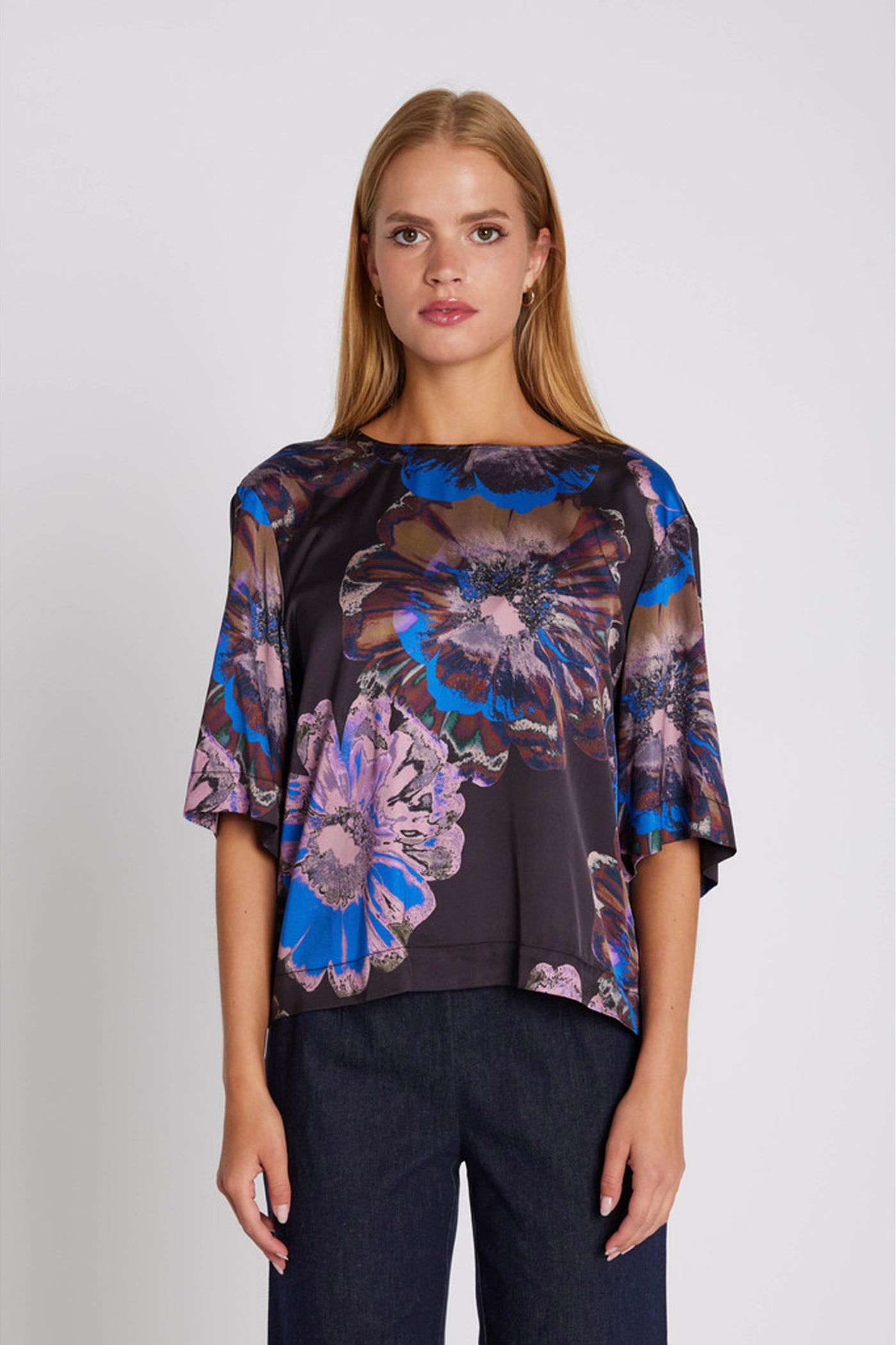 7400RDFZaina blouse 20 Black - RDF428