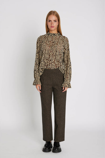 7559RDFOlana regular pants 197 Brown sugar - RDF465 Thumbnail