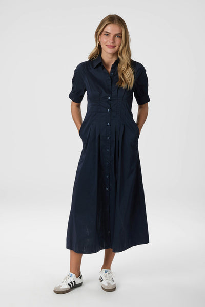 Baia Poplin Navy Thumbnail