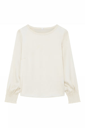 Mariella, L/S blouse 1010-Off White - 58709/7598