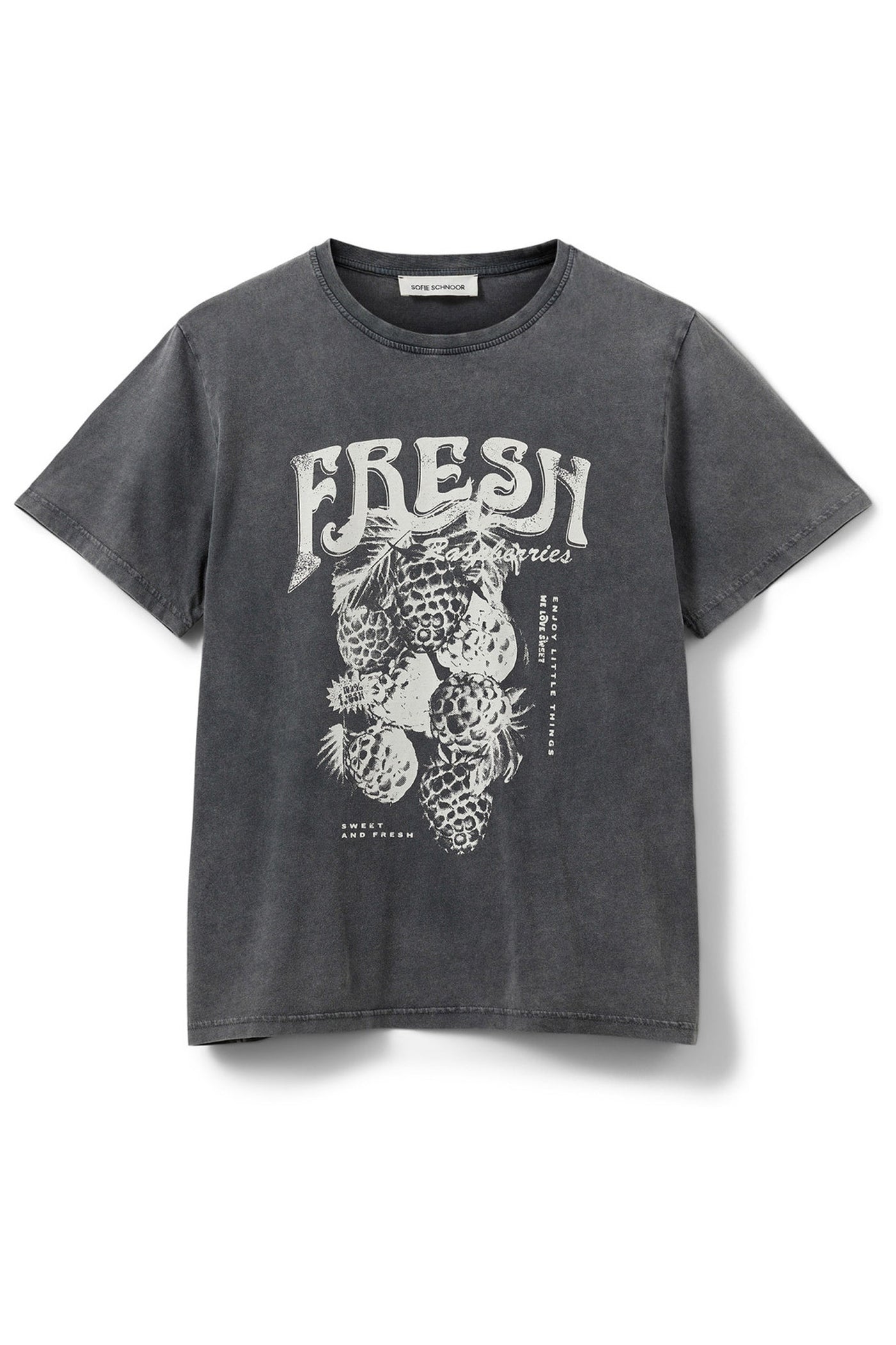 ZENASW T-SHIRT 1022 Stone washed black - S253102