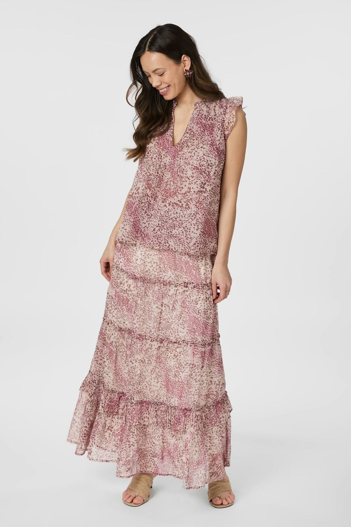 Izar Blur Graphic Evening Rose - 166059