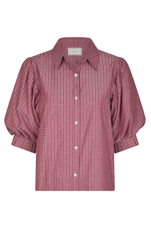 Etta Soft Stripe DARK ROSE