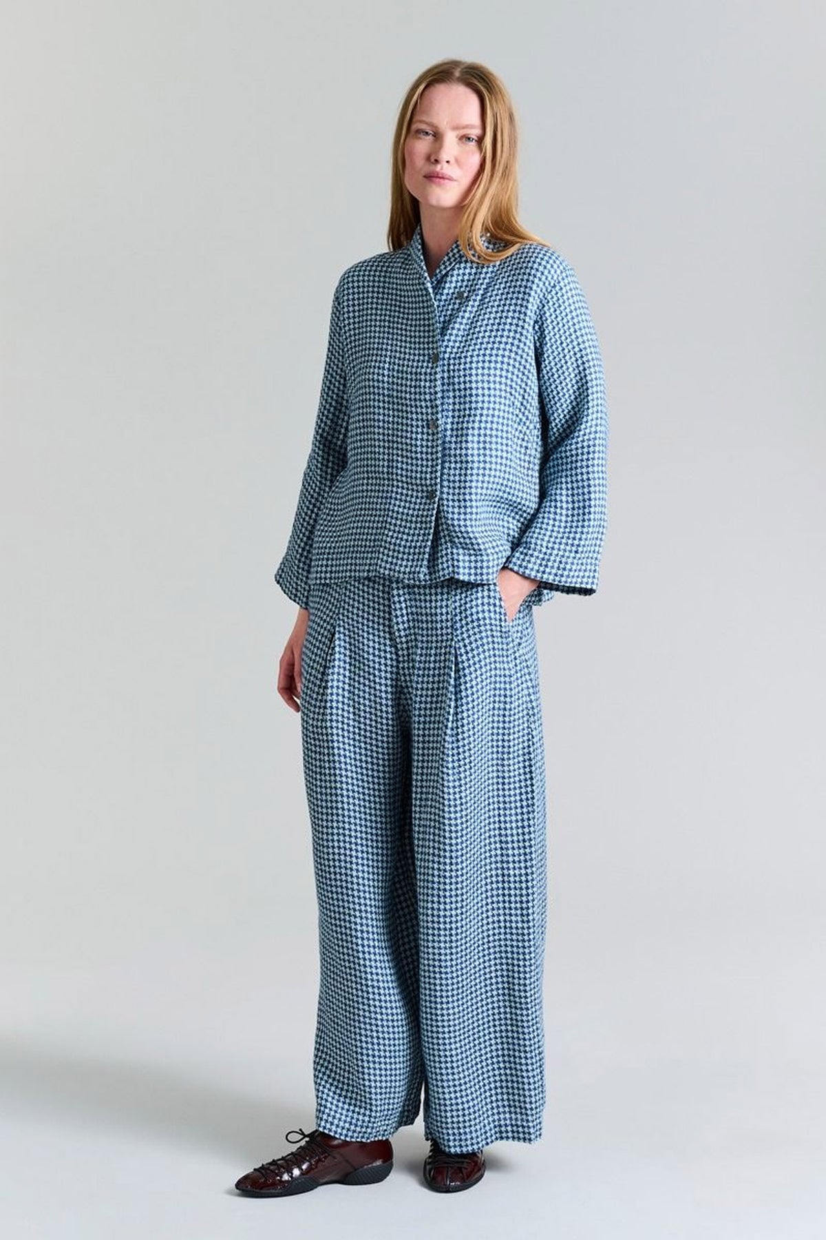 Chesu bukser TWILIGHT/GREEN JADE PEPITA