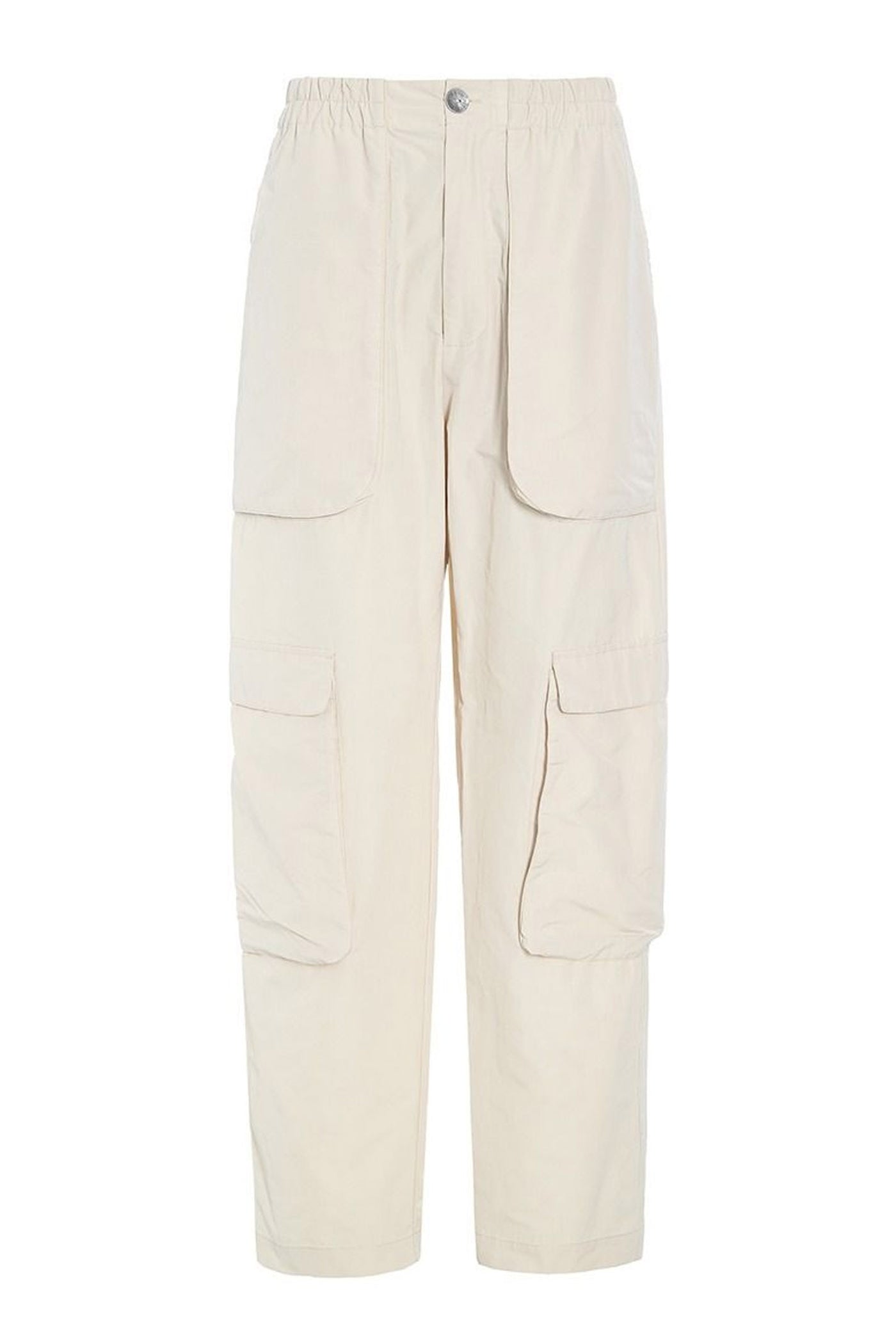 Fukkura poplin lommebukser IVORY - 256-2380-5302