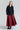 Fukkura poplin nederdel Maroon - 256-2380-5305