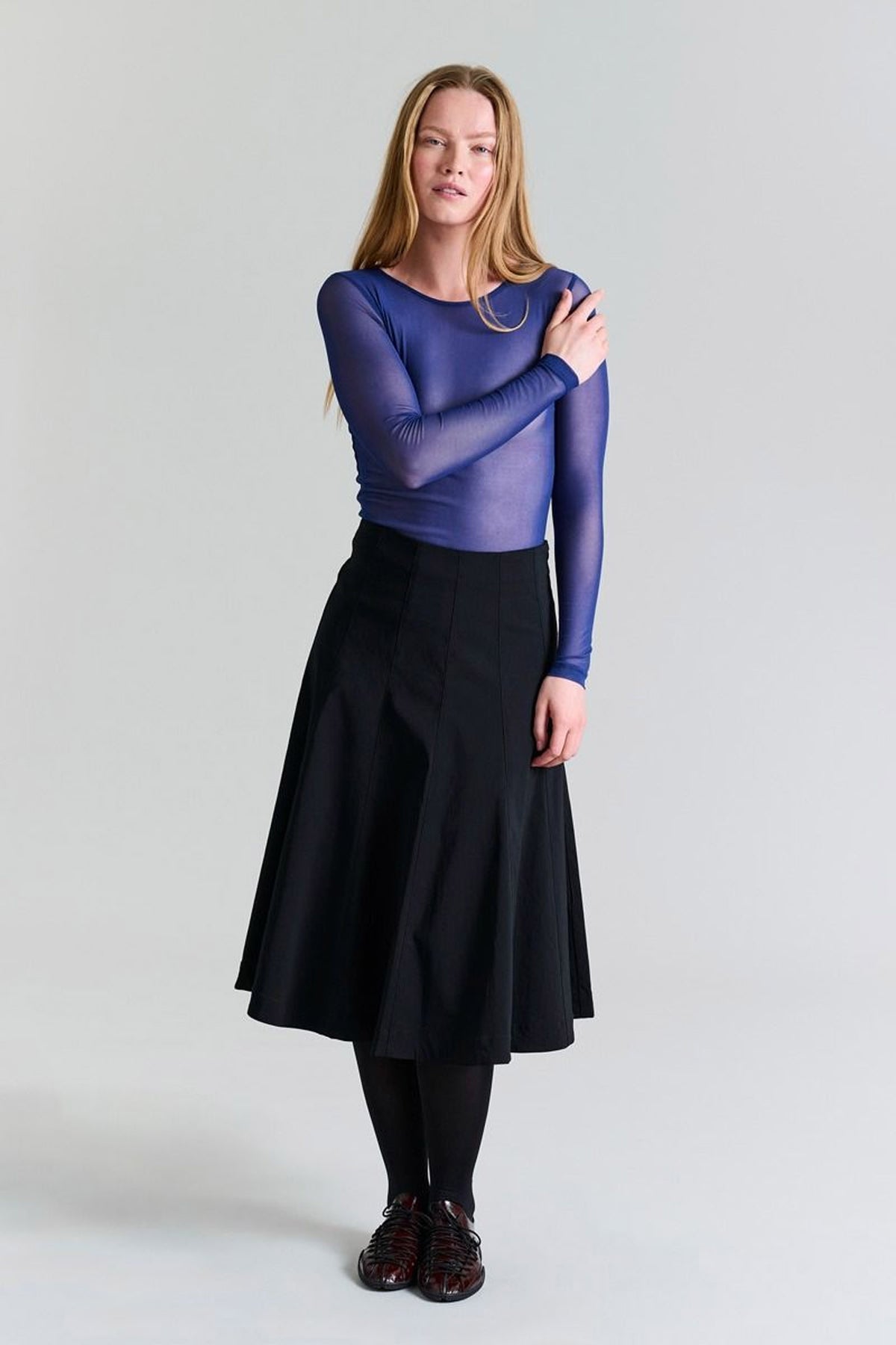 Magic stretch lang nederdel Black - 256-2291-4327