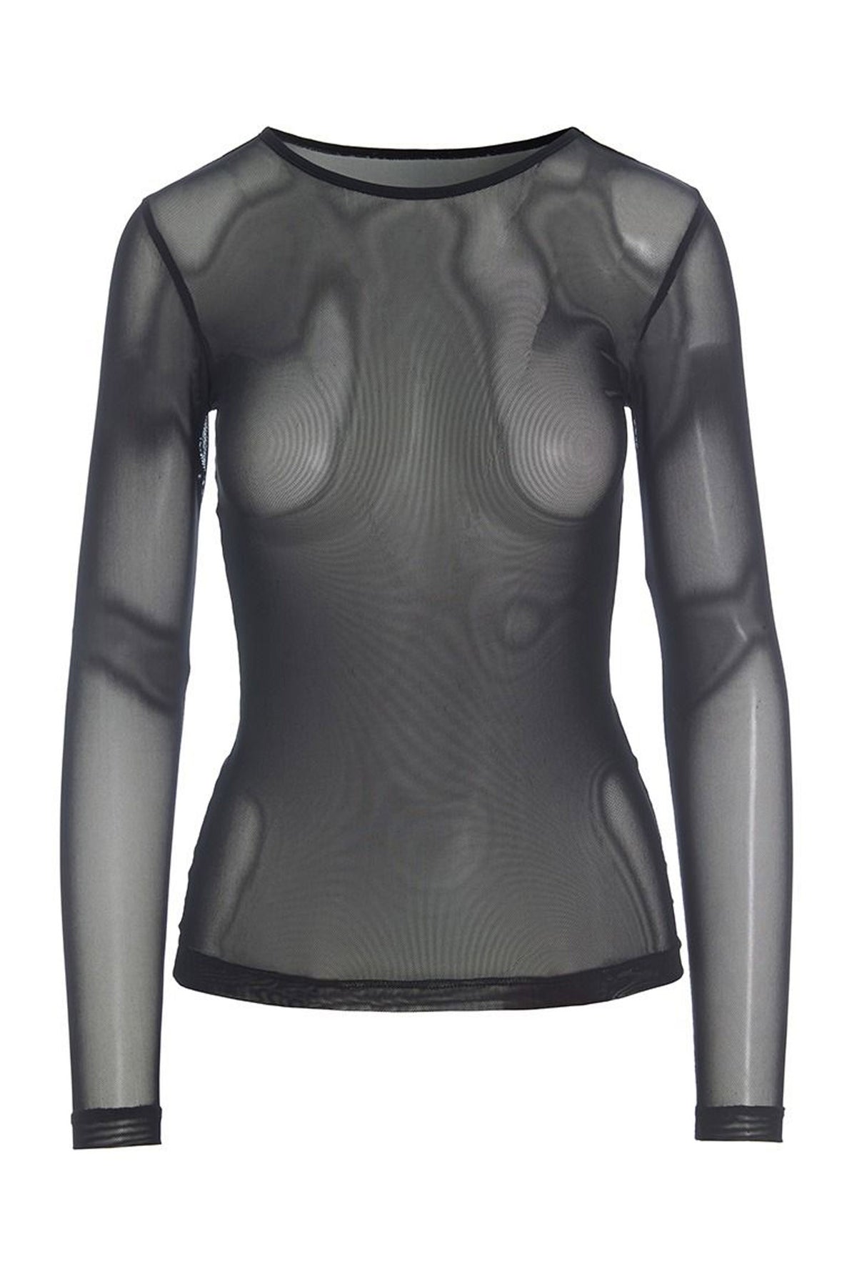 Fukashi mesh t-shirt Black - 256-4081-5091