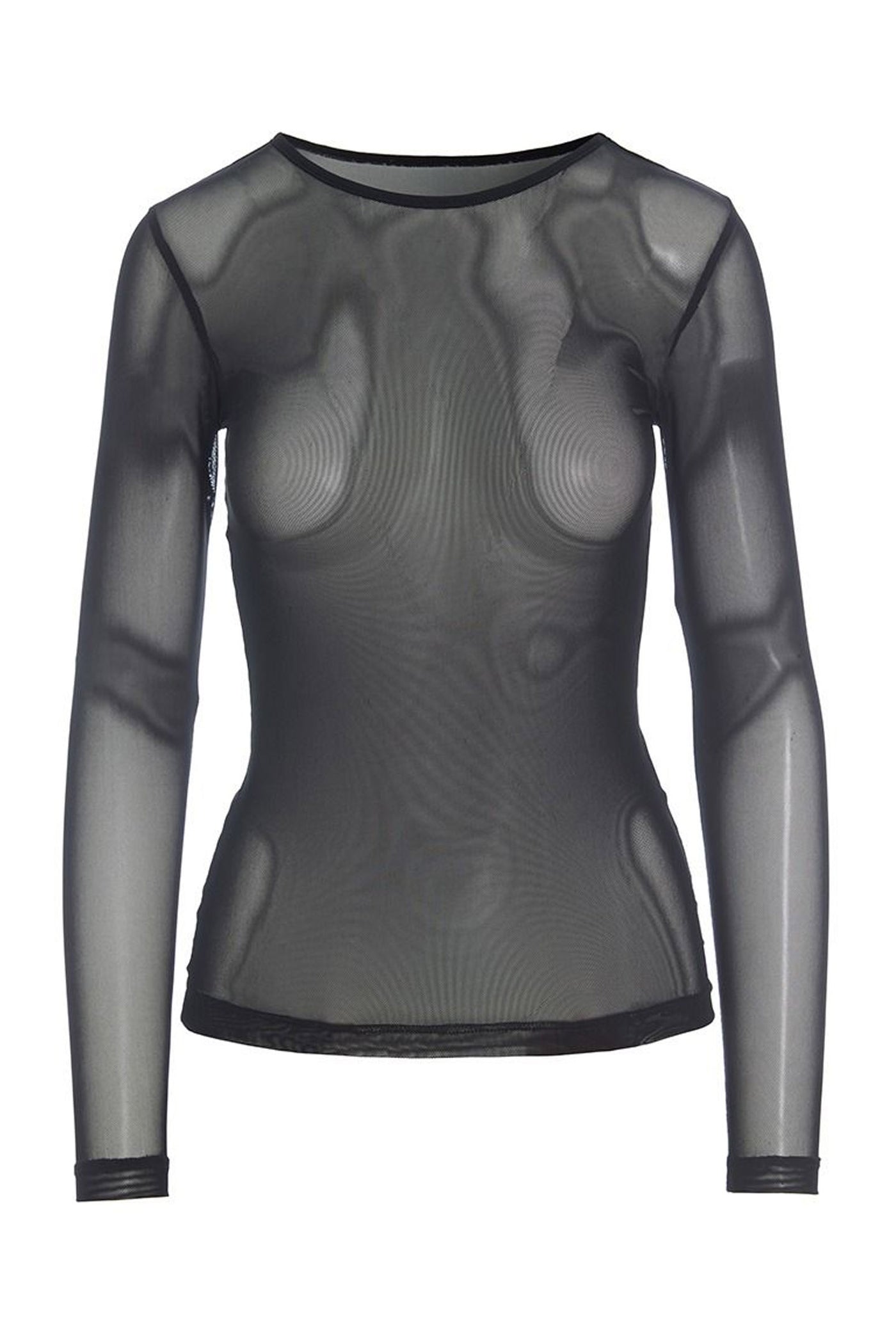 Fukashi mesh t-shirt Black - 256-4081-5091