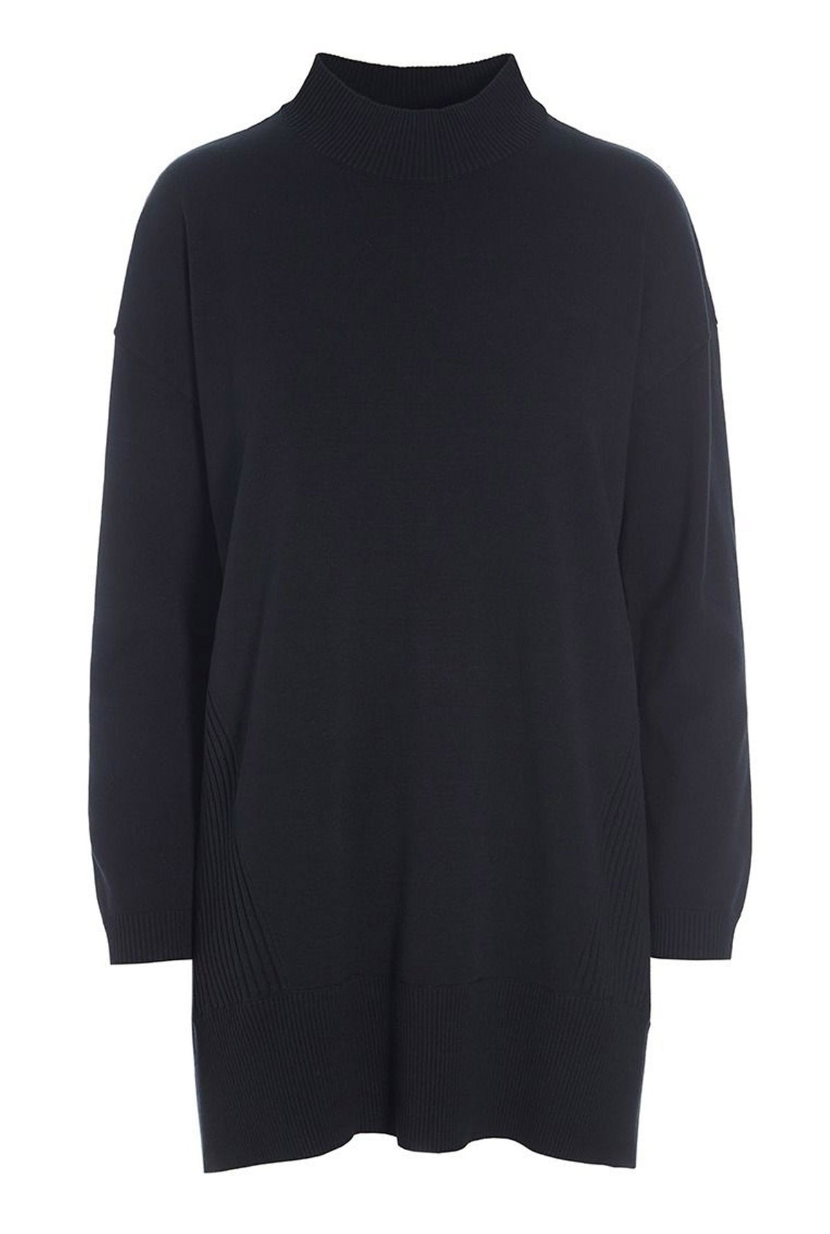 Saku lang bluse Black - 256-1073-5348
