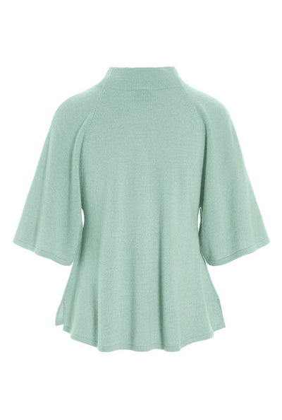 Cloud cashmere hÃ¸jhalset blus GREEN JADE - 256-1049-5361 Thumbnail