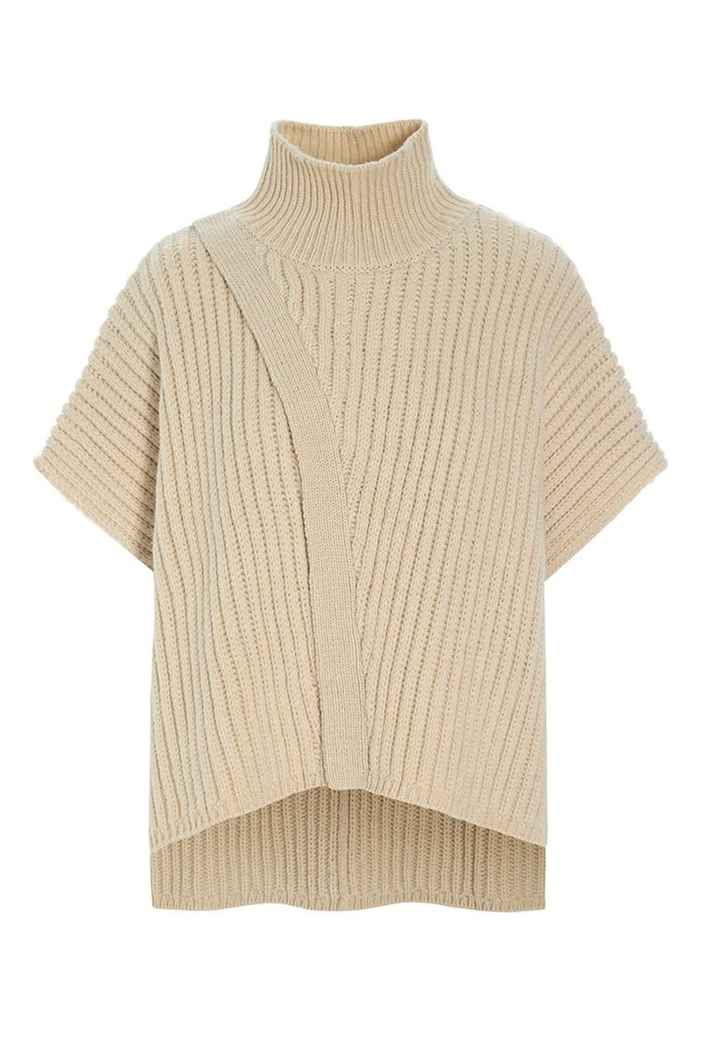 Nitto hÃ¸jhalset bluse IVORY - 256-1074-5365